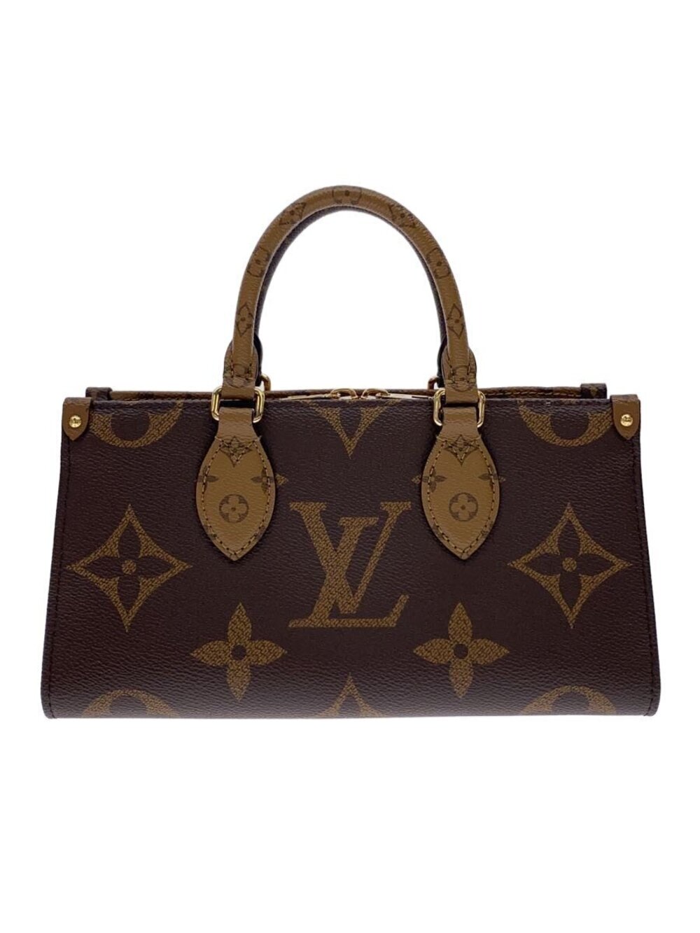 Louis Vuitton OnTheGo East West Chain bag Giant Monogram Reverse Brown